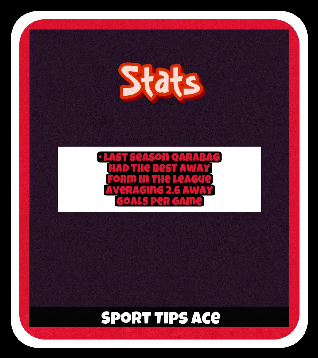 SportTipsAce's tweet photo. Champions League 🌍
~
Lincoln Vs Qarabag 🤝🏻
~
16:30 ⏰
~
Over 1.5 Qarabag Goals 
~
4/9 💰 https://t.co/vImHuXM5Br