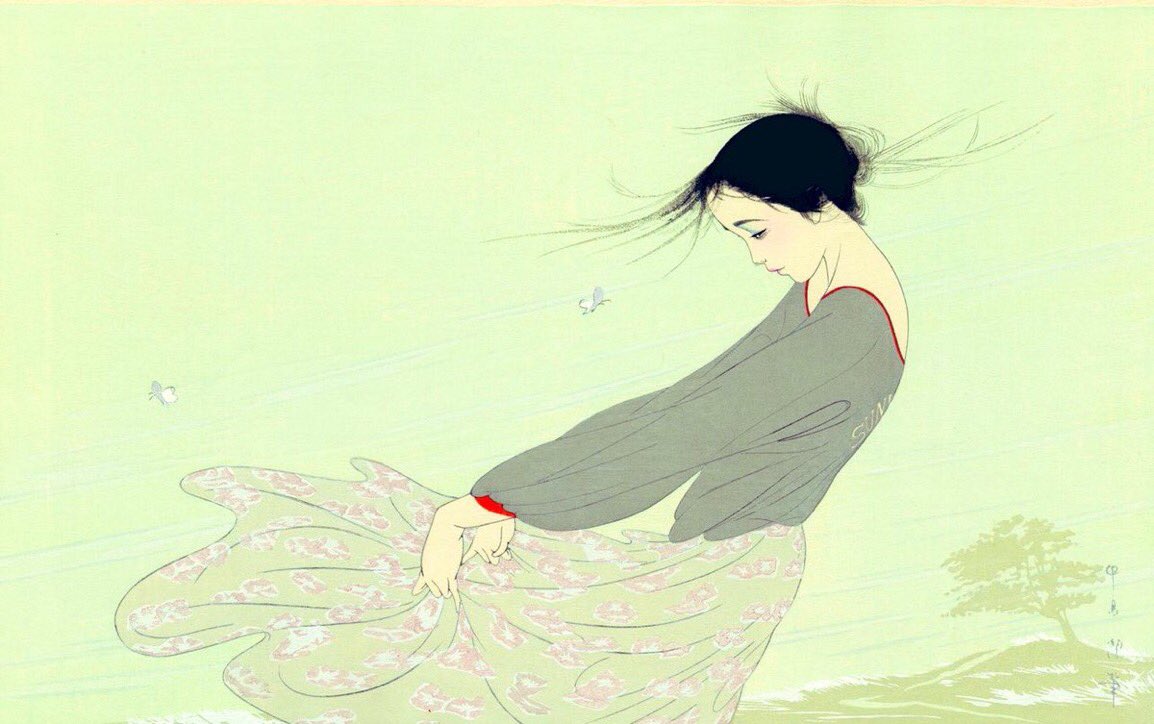 DanniSr8's tweet photo. 🌿Quand tu es le vent
      Je rêve dans les nuages 
      Où tu voyages 

Haïku 

Nakajima Kiyoshi https://t.co/mjPeLkGstv