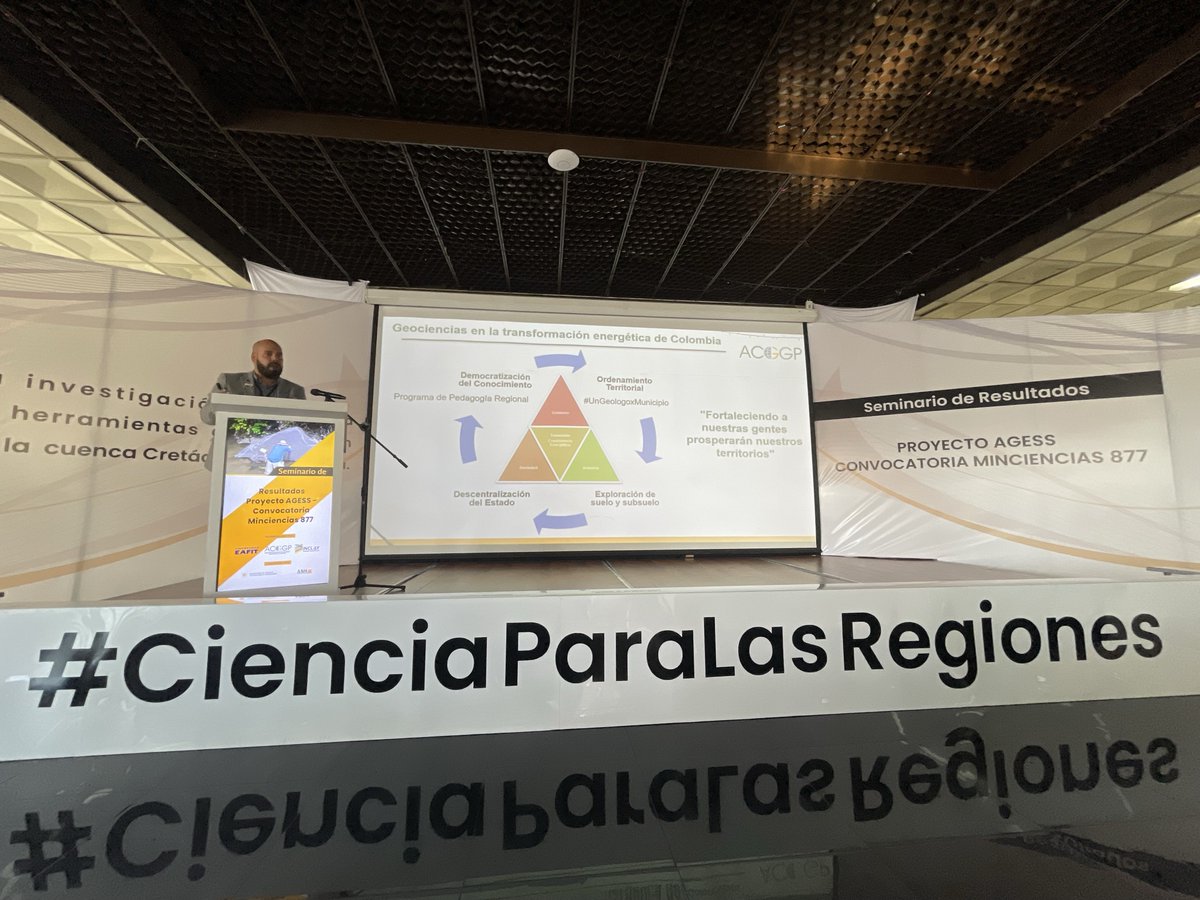 ANHColombia's tweet photo. Este proyecto financiado fue por la @ANHColombia como parte de una convocatoria de @MincienciasCo para apoyar ideas innovadoras de investigadores colombianos para avances de las ciencias naturales. Contó con el apoyo de @EAFIT, @acggp_energia, e #INCLAY Geología Especializada https://t.co/yV8vZPv7Y0