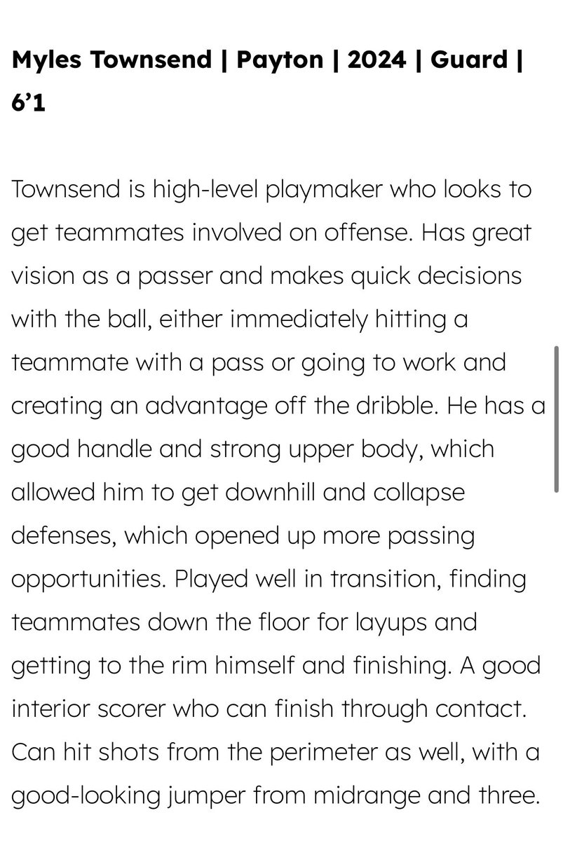 MylesTownsend_'s tweet photo. thank you for the recognition @NXTPRO_IL 

@JustinMatcham @PrepHoopsIL @Ihoopsreport @PaytonHoops https://t.co/KajWLpdYfa