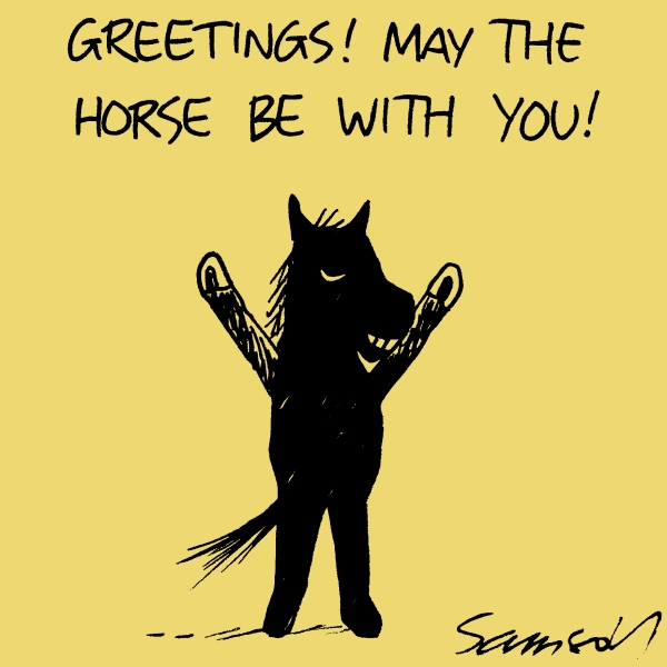 15 years ago today... #DarkSideOfTheHorse #GoComics #Comics #Cartoons #ComicsSherpa #humor