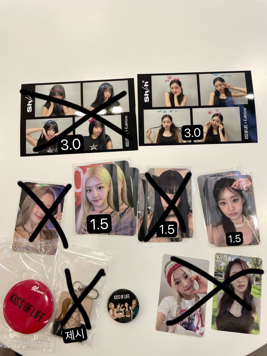 4gGj4's tweet photo. 키스오브라이프 에버라인 오프라인 럭드 포카 양도 

앨범 포카 각 0.5

배송비+0.18

kiss of life 쥴리 나띠 벨 하늘 포토카드 뮤직코리아 sell everline JULIE NATTY BELLE HANEUL 양도 대면 wts sell 특전 미공포 팝업 luckydraw https://t.co/SCXVSQ5KJS