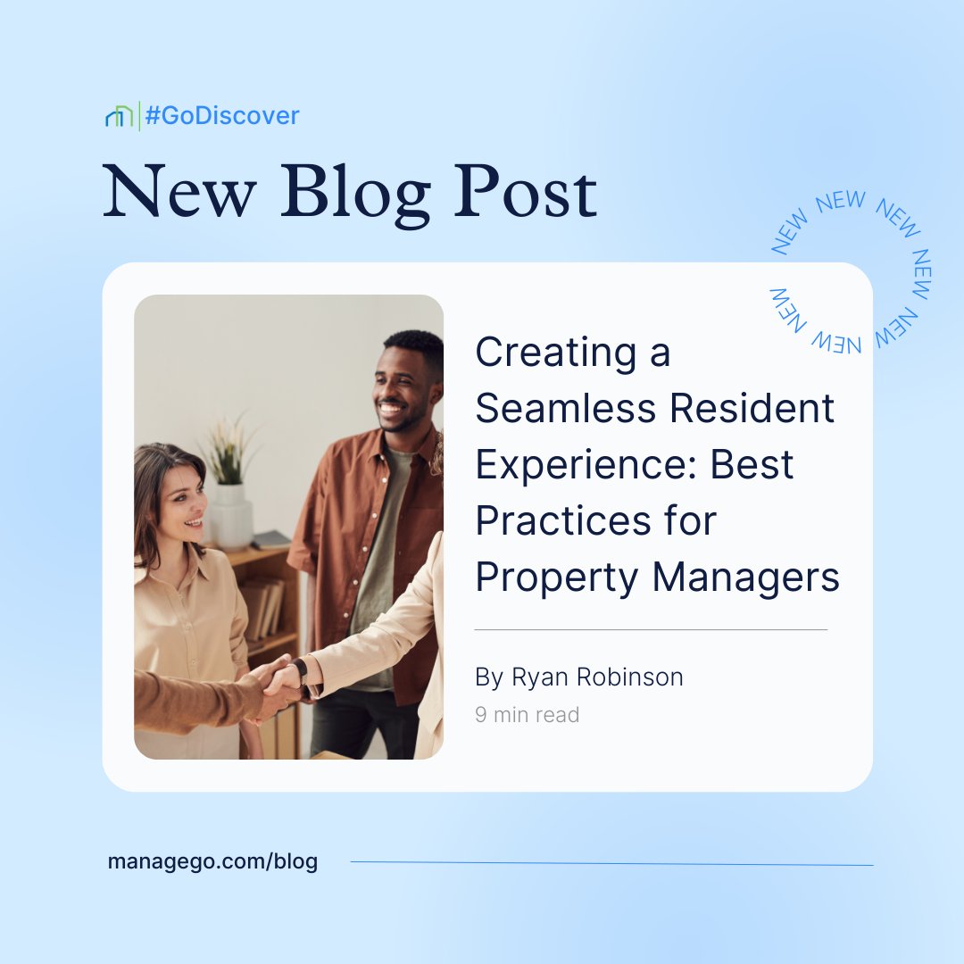 ManageGo's tweet image. 🏘️Are you eager to level up the resident experience you offer as a property manager?  

We’ve got you covered! Here are 8 eight strategies you can employ today in the latest ManageGo guest blog ➡️managego.com/blog/creating-…

 #newblogpost #guestblog