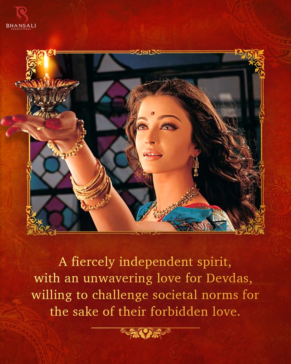 bhansali_produc's tweet photo. Dev's dilemma, Paro's flame, Chunni Babu's loyalty, and Chandramukhi's compassion ❤️ Here's to celebrating #21YearsOfDevdas✨
#SanjayLeelaBhansali #Devdas @iamsrk
#AishwaryaRaiBachchan @MadhuriDixit @bindasbhidu
#HindiCinema #Bollywood #IndianCinema #DevdasAnniversary https://t.co/mabL7E5rP9