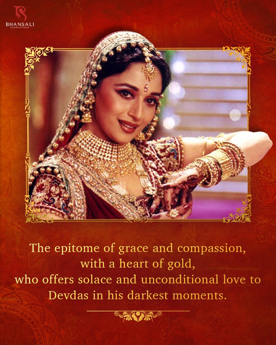 bhansali_produc's tweet photo. Dev's dilemma, Paro's flame, Chunni Babu's loyalty, and Chandramukhi's compassion ❤️ Here's to celebrating #21YearsOfDevdas✨
#SanjayLeelaBhansali #Devdas @iamsrk
#AishwaryaRaiBachchan @MadhuriDixit @bindasbhidu
#HindiCinema #Bollywood #IndianCinema #DevdasAnniversary https://t.co/mabL7E5rP9