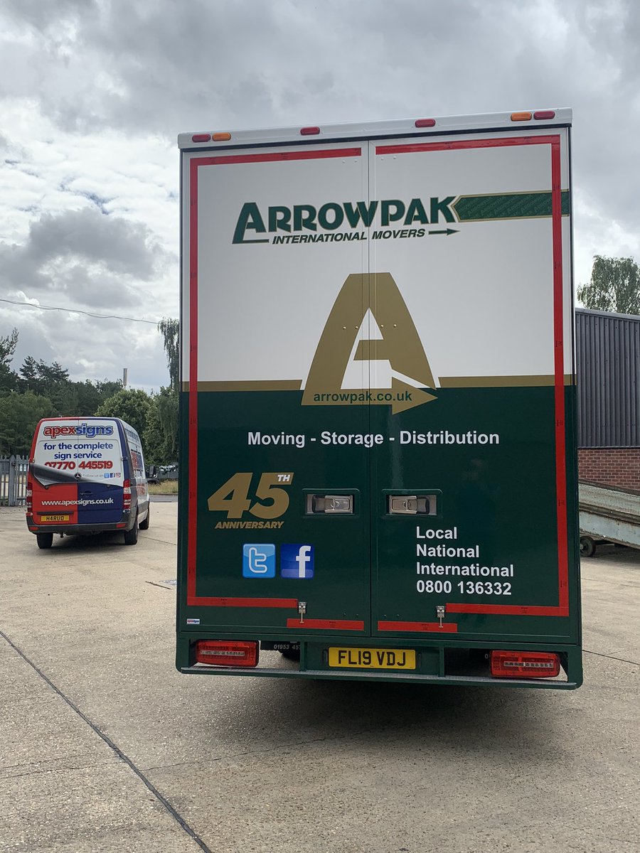 apex_signs1's tweet image. @ArrowpakInt  @ArrowpakHaulage  #supportlocalbusiness #friendsofapexsigns #onemanband