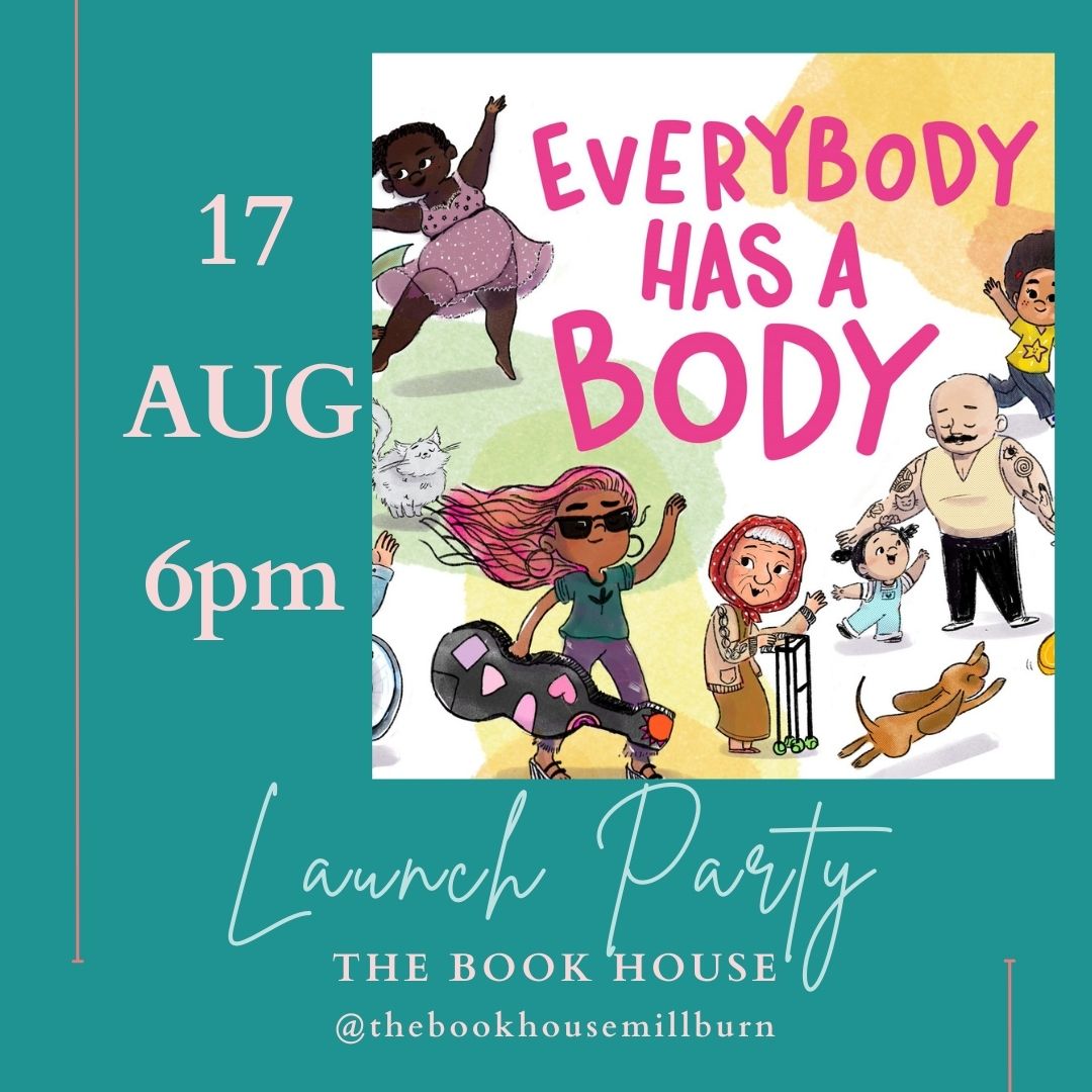 So excited to share that I will be have a launch event for EVERYBODY HAS  A BODY on August 17, 6:00pm EST at  The Book House in Millburn, NJ. I hope to see you there!

tinyurl.com/mtr7karx