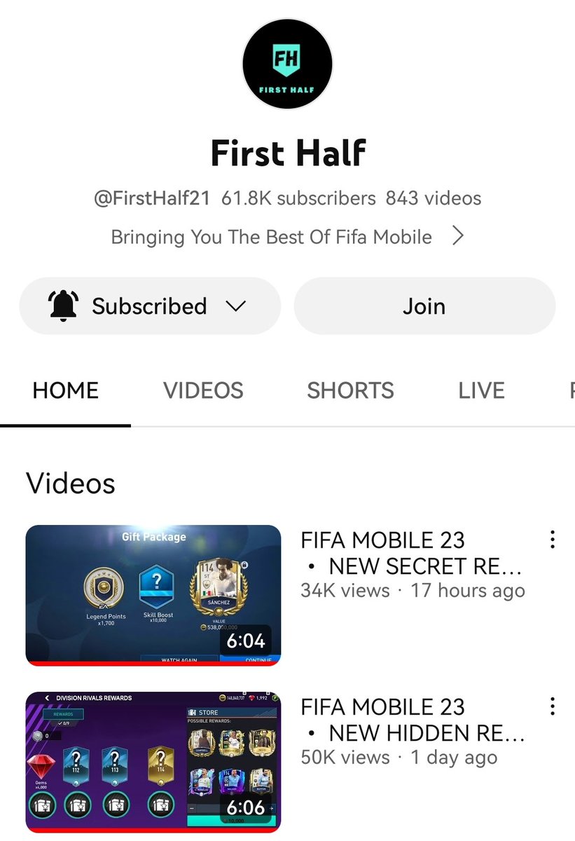 XxReg4raxX's tweet photo. @FirstHalfYT @EAFIFAMOBILE @FirstHalfYT 
Done 👌 https://t.co/3GaMVFlF8O