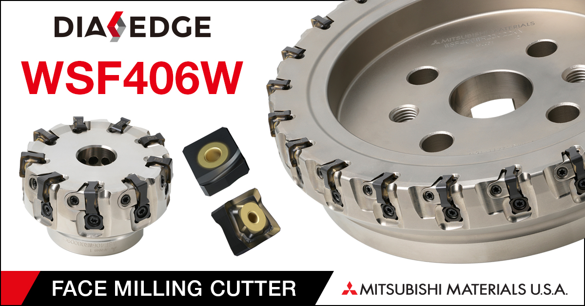 MMUSCuttingTool's tweet photo. Achieve high-efficiency cast iron machining with the DIAEDGE WSF406W Face Milling Cutter. An adjustable cutting edge run-out system improves surface finish and increases productivity. Learn more at https://t.co/LnCIx5tey3.
#facemillingcutters #castironmachining #cncmachinist https://t.co/29eUZapujz