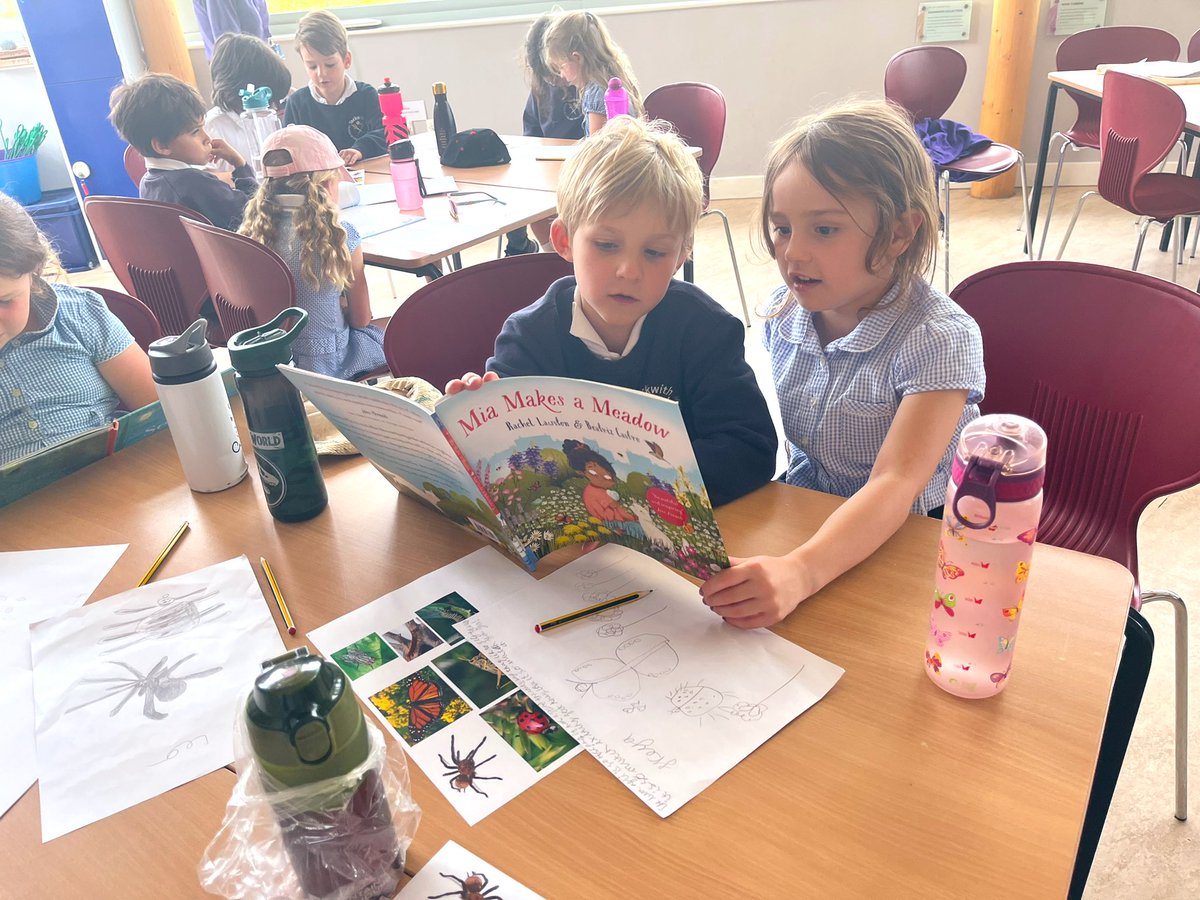 M1ssCunningh4m's tweet photo. A classroom with a view! @RHSHarlowCarr year 1 had a busy morning creating their own mini beasts🪱🐝🐞🐛🦋 @Tockwithcofe #TockY1 #TockScience https://t.co/62sBdqcdTr