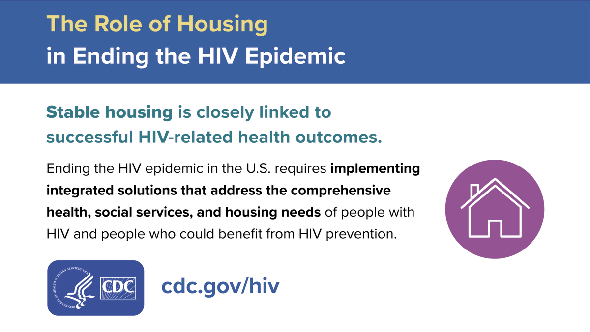 HIV.gov on Twitter "RT CDC_HIV Stable housing can help people access