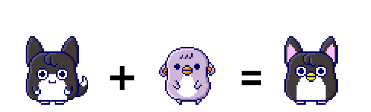 The Furby x Tamagotchi crossover that we never got. #tamagotchi