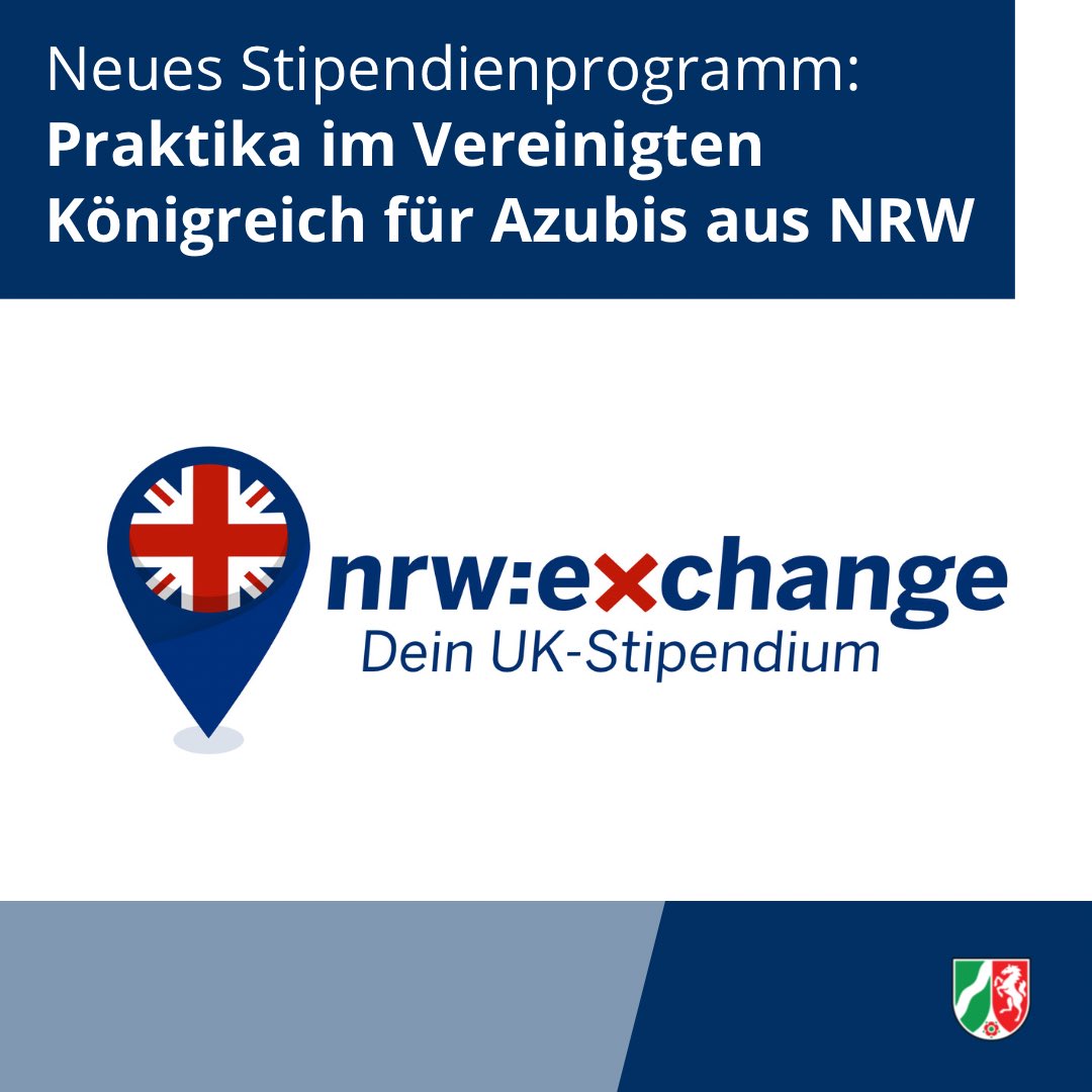 mbeimnrw's tweet photo. Minister @n_liminski zum neuen Stipendienprogramm nrw:exchange🇬🇧: „#NRW und #UK sind seit der Gründung unseres Landes eng verbunden. Nichts schafft engere Bande als die unmittelbare Begegnung der jungen Generationen und nrw:exchange wird hierfür konkrete Gelegenheiten schaffen.” https://t.co/wyJ6bhUS3z