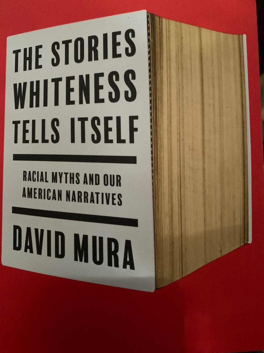 I’m reading this incredible and challenging book by @MuraDavid after having the privilege of hearing him speak at last week’s Wordplay. I’m going to thread thoughts and passages as I parse through, but I’m a slow reader, so please bare with me.