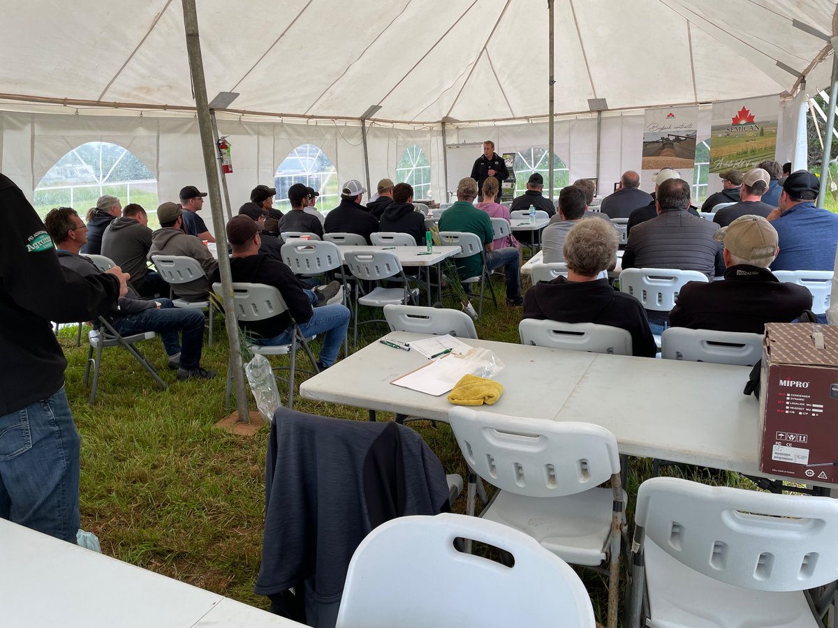 Winter Wheat Field Day! Looks like a good turnout!
Hosted by Phillips Agri Services, PEI Agromart and Semican