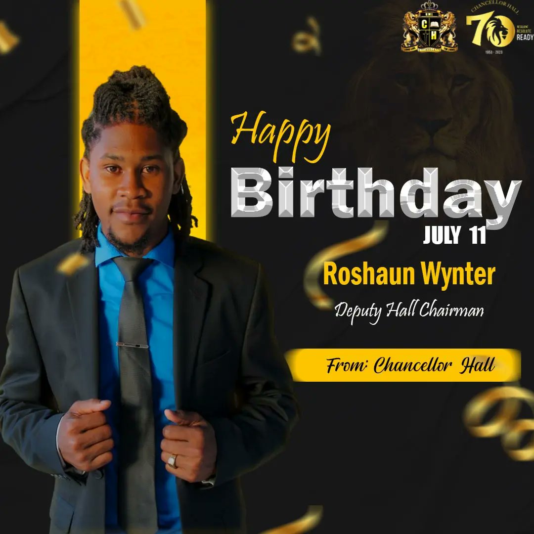 chancellor_hall's tweet photo. 𝐓𝐡𝐞 𝐅𝐫𝐚𝐭𝐞𝐫𝐧𝐢𝐭𝐲 𝐨𝐟 𝐂𝐡𝐚𝐧𝐜𝐞𝐥𝐥𝐨𝐫 𝐇𝐚𝐥𝐥 𝐰𝐢𝐬𝐡𝐞𝐬 𝐑𝐨𝐬𝐡𝐚𝐮𝐧 𝐖𝐲𝐧𝐭𝐞𝐫, 𝐭𝐡𝐞 𝐃𝐞𝐩𝐮𝐭𝐲 𝐇𝐚𝐥𝐥 𝐂𝐡𝐚𝐢𝐫𝐦𝐚𝐧, 𝐚 𝐇𝐚𝐩𝐩𝐲 𝐁𝐢𝐫𝐭𝐡𝐝𝐚𝐲! 𝐋𝐨𝐧𝐠 𝐋𝐢𝐟𝐞, 𝐌𝐨𝐫𝐞 𝐏𝐫𝐨𝐬𝐩𝐞𝐫𝐢𝐭𝐲! 🦁 https://t.co/Zr97YZacV2