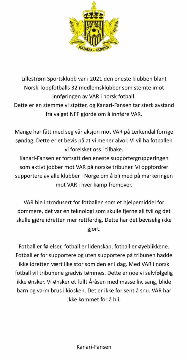 Kanari-Fansen (@kanarifansen) on Twitter photo 