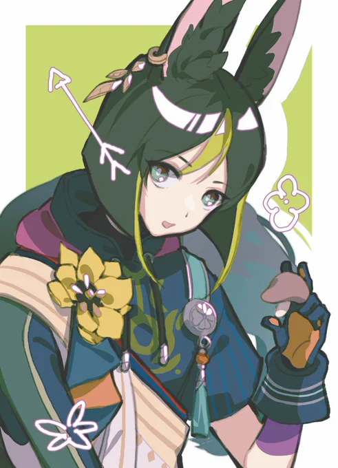 i get up to post a postcard and then forget to do the thing until its almost evening  but tighnari 6/8