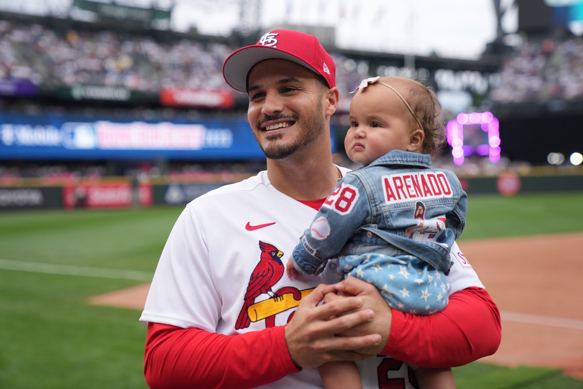 Cardinals's tweet photo. Two All-Stars in one picture! ❤️ https://t.co/4JZsLjkzjC