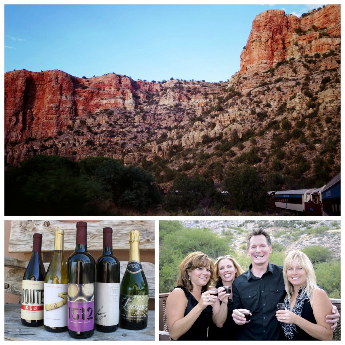 VerdeCanyonRail's tweet photo. #VerdeCanyonRR's popular #GrapeTrainEscape rolls out on select Saturday #Starlight nights all summer, each featuring wines from renowned regions. Our next wine-tasting event is July 15th, 5:30 pm-9:30 pm and will highlight wines from the Pacific Northwest. https://t.co/aHJGUH4aaB https://t.co/ilHLPqPuzX