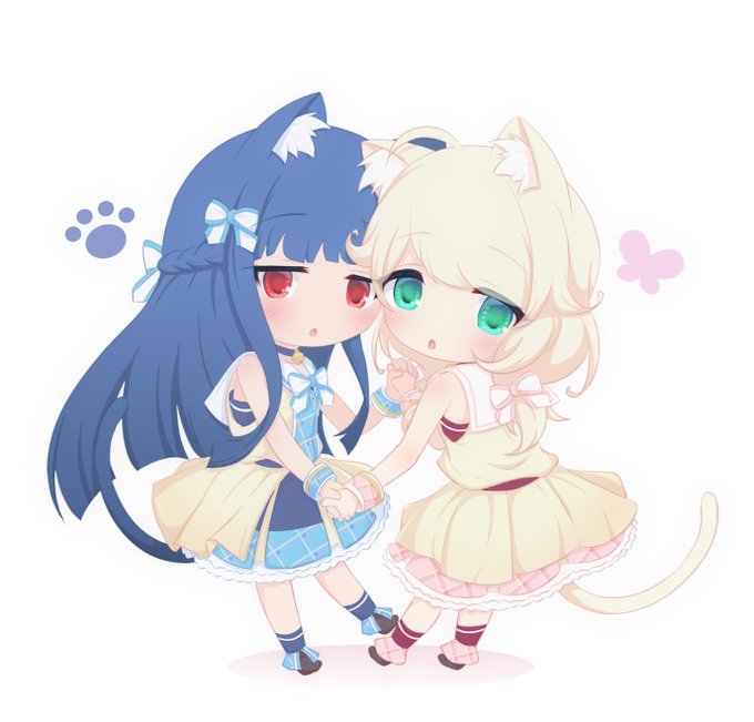 ちびネコゆきこず#佐城雪美 #遊佐こずえ 