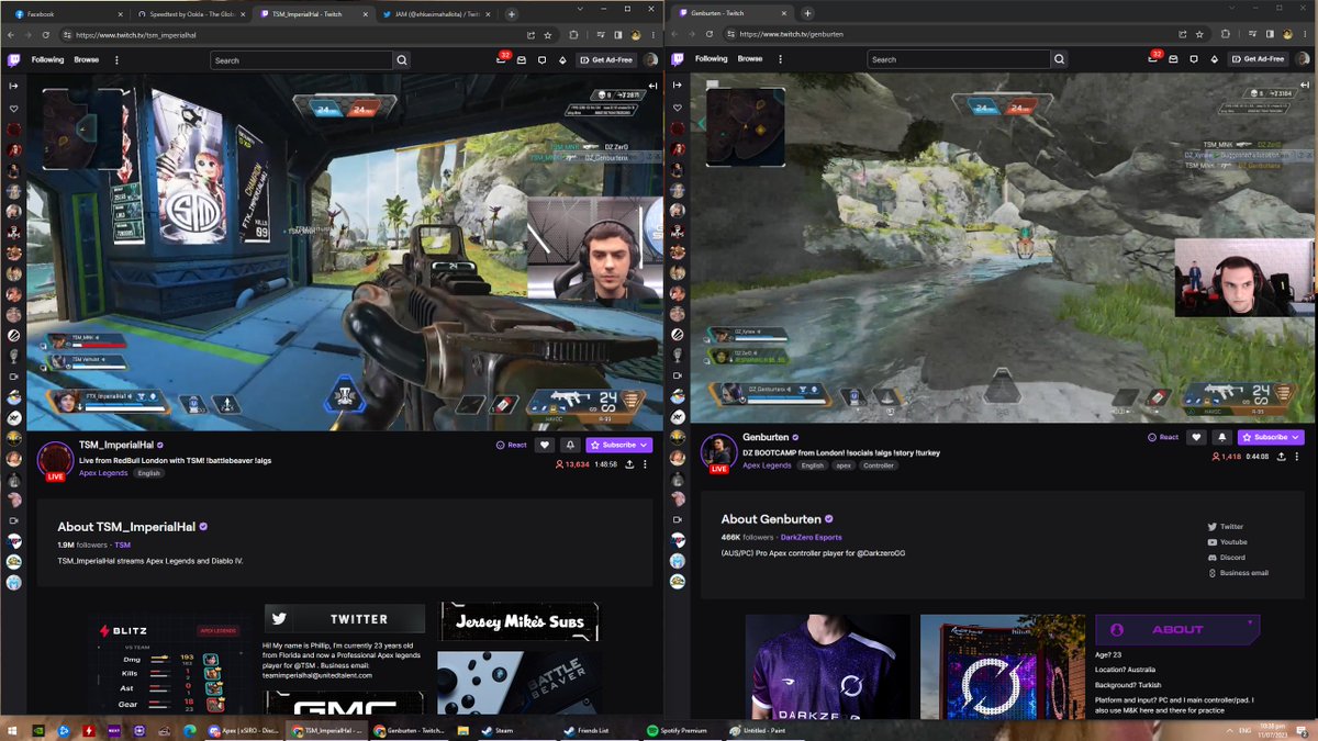 ehkasimahalkita's tweet image. Can you feel the tension?😓 Split 2 Playoffs is just around the corner. #TSM #DarkZero #ALGS 

@ImperialHal 
@TSM_Reps 
@Verhulst 
@Genburten 
@Xynew_