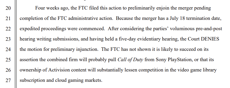 ¡La FTC ha perdido el juicio contra Microsoft!: Esta ha sido la impactante sentencia final de la jueza