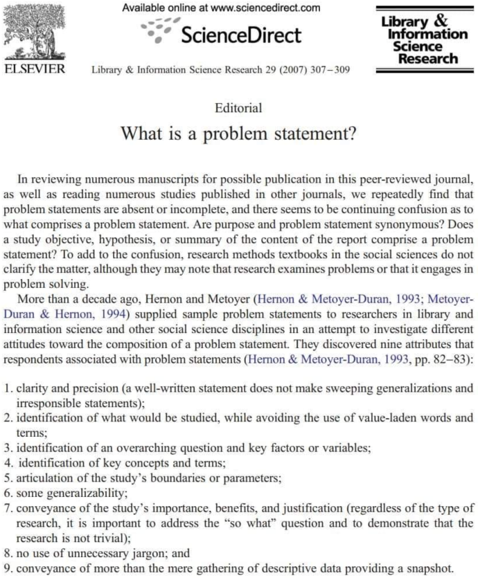 ShaheryarShafi_'s tweet image. A problem statement is a clear and concise description of an issue that needs to be solved. It helps to define the scope and purpose of your research project#research #problemstatement #science #ReadingStrategies #Comprehension #researchtips #epitwitter #MedTwitter #phchat #acwri