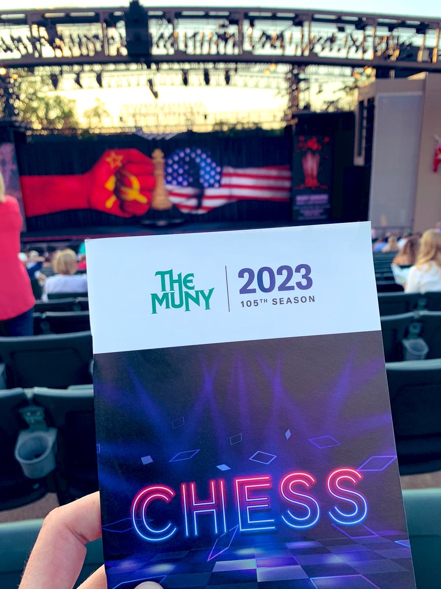 MathiasWriter's tweet image. In 2005 I first encountered the musical “Chess” and fell in love with “Nobody’s Side” and the rest of the score. 18 years and 200+ miles later, I got to see @JessicaVosk absolutely explode my favorite song with an insanely talented cast @TheMuny and I’m still in love. Bravo!