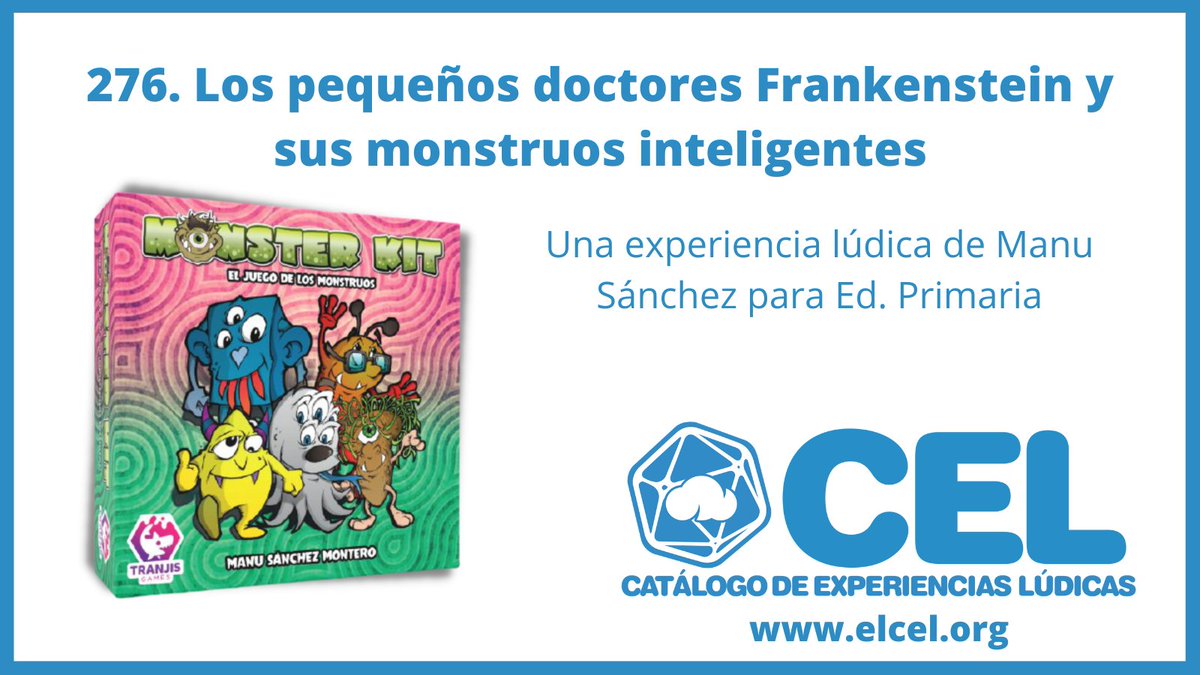 laboratorijocs's tweet photo. Experiencia lúdica #276 - Los pequeños doctores Frankenstein y sus monstruos inteligentes

Una experiencia monstruosa de @manuparadas basada en su juego #MonsterKit y que hace buen uso de la #IA

👉https://t.co/lB6SZ9mi1L

#ABJotismo https://t.co/58zHw62DAa