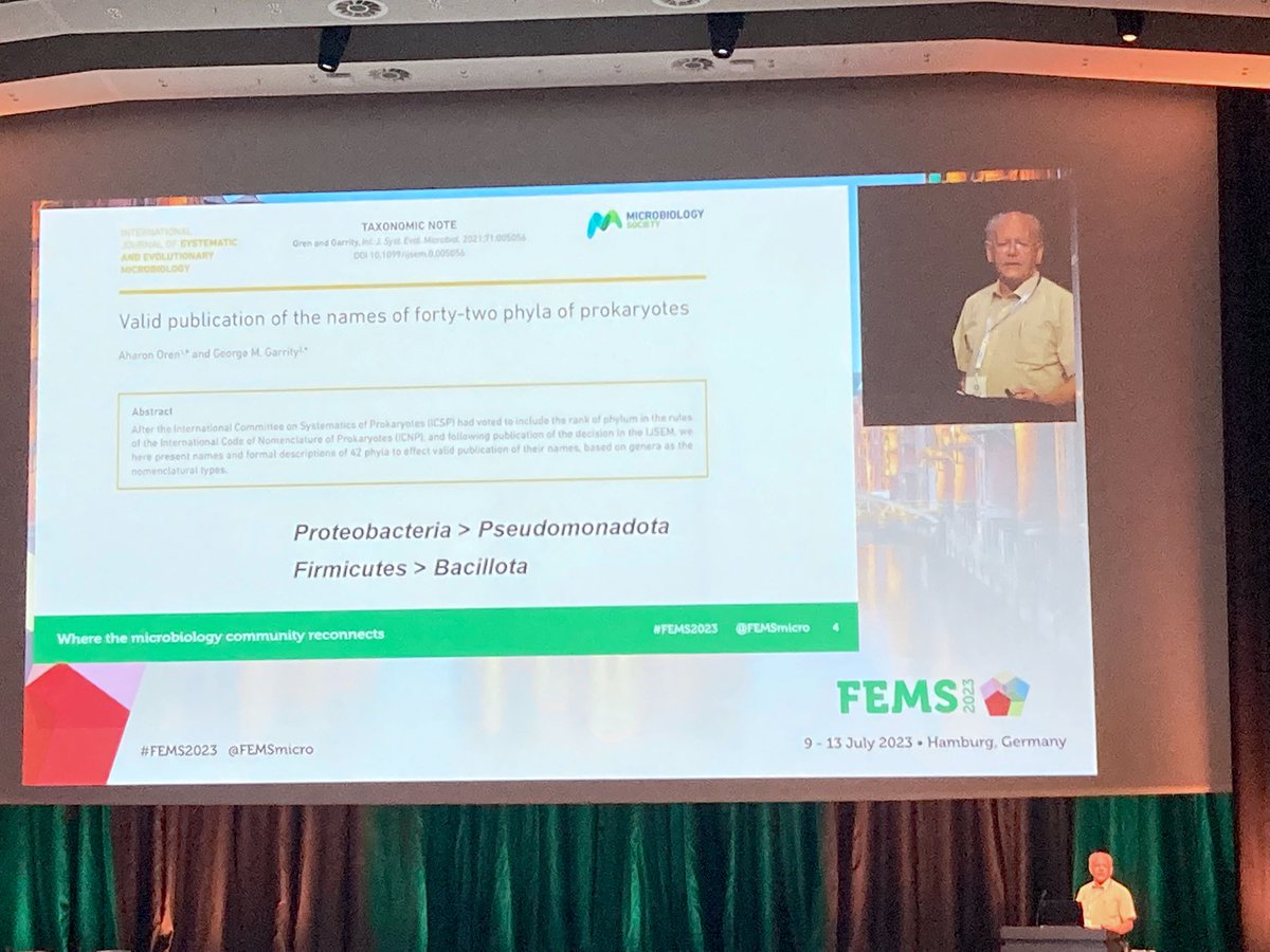 guerrinomacori's tweet photo. I remember when struggling with the phyla name Firmicutes and Proteobacteria. No excuses anymore! #Bacillota &amp; #Pseudomonadota #FEMS2023 https://t.co/dMUKt6xgBY