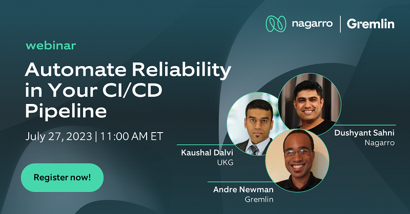 Organizations can avoid outages & reliability incidents by automating software reliability testing. Listen to experts from UKG, @GremlinInc & #Nagarro discuss #ChaosEngineering, its contribution to software resilience & automating #ResilienceTesting.
bit.ly/3JPh0FW