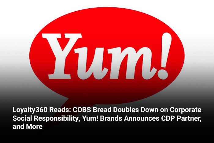 MJohnsonLoyalty's tweet image. Loyalty360 Reads: @COBSBread Bread Doubles Down on Corporate Social Responsibility, @yumbrands Announces CDP Partner, and More

Read here: ow.ly/ZhUG50P8zBF
#loyaltyprograms #rewardsprograms #cx