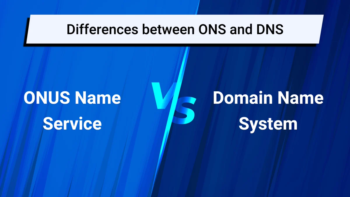 Difference between ONS and DNS