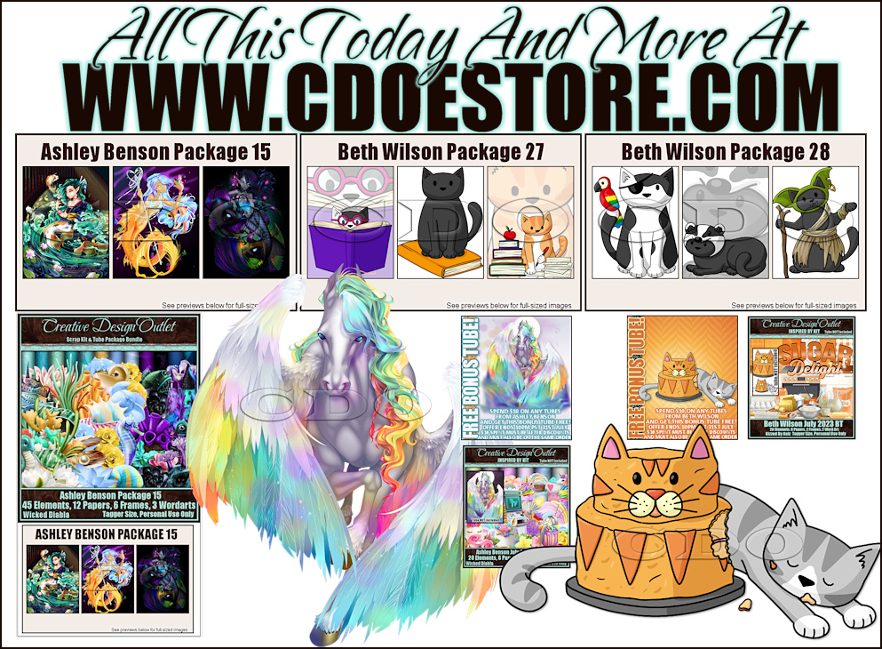 We have NEW tubes from Ashley Benson & Beth Wilson today with matching kits and FREE BONUS TUBES! 
Come & see what's new at https://t.co/CoHU1JjbDh

#SigTags #Taggers #tags #ScrapKits #PNG #PSP #PSD #PSPTubes #Tubes #PaintShopPro #Photoshop #Jasc #Corel #Adobe #DigitalArt https://t.co/BvXsK7QNxb