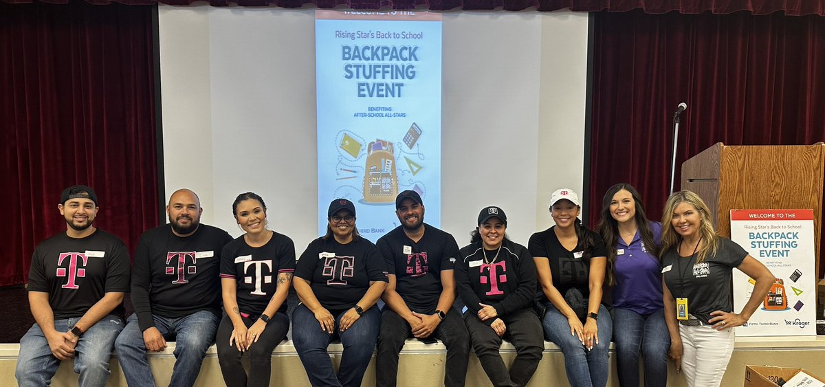 Successful backpack stuffing event 🙌🏽