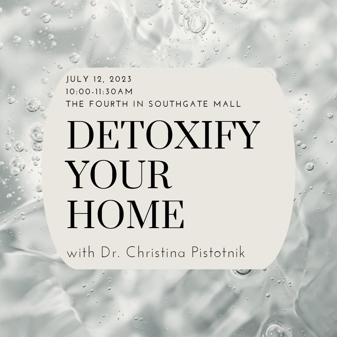 #YEGmoms join Christina Pistotnik at The Fourth in Southgate Mall!

She will speak to how you can make easy modifications to your household to protect your family from unnecessary exposure to harmful toxins and support their #generalwellbeing.

#yeghealth #yegacupuncture