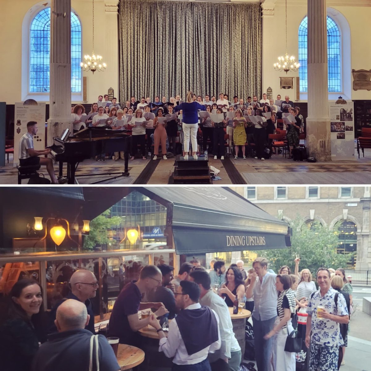 And that's a wrap for another fabulous term of singing!

Last night we had an awesome last rehearsal before our summer break & it was great to see so many members at the pub afterwards 🍻 🍷🧃

#Choir #ChoralSinging #Singing #MakingMusic #Music #JoinAChoir #Musicians