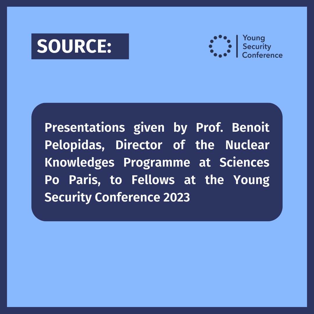 What if Ukraine had kept its nuclear weapons? How would this have impacted global security? In a Fellow session at the #YSC2023, Prof. Benoit Pelopidas (@NKnowledges) analysed this question. Our infographics summarise his argument.