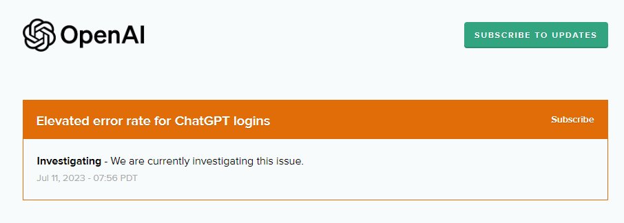 JustSomeDev's tweet photo. Uh oh... ChatGPT is down...

Hello Google my old friend... 🎵 https://t.co/9Rm6xwHATp