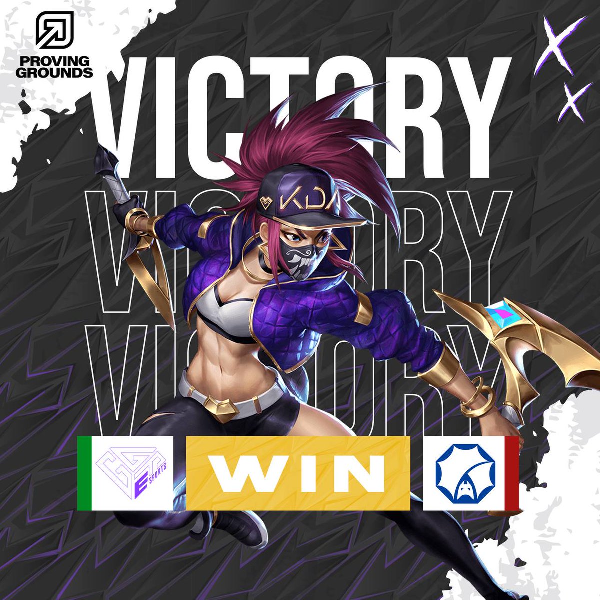 Siamo pieni di gioia per questa prima vittoria in Progro. Finalmente ci siamo sbloccati, ma rimaniamo sempre umili che la strada è tutta in salita!! 
Noi siamo i GGF🟣⚪️