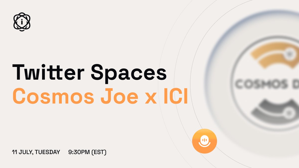 PrivacyBlocks's tweet photo. Interchain Info's beta has been amazing, and we're thrilled that so many people found it useful, even in it's current state!
But the next stage is right around the corner. Cosmos is ready 🚀
Join us on a @CosmosDefi Twitter Space tonight to learn more!
🎙️ https://t.co/waXyKX4i0N https://t.co/o9OQOkKl0I