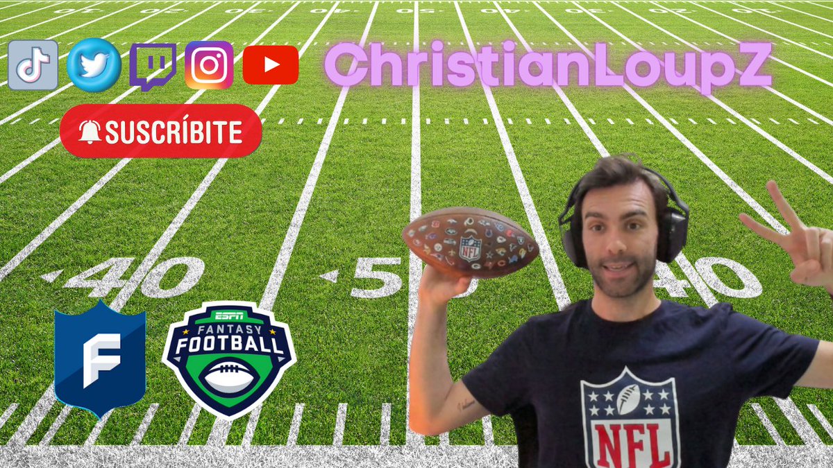 ChristianLoupes's tweet photo. Si te gusta la NFL y juegas NFL Fantasy, sígueme en mis redes para estar atento a todas las noticias, recomendaciones, estrategias de Draft... #nflfantasy #nfl #nflesp #nfllatino #nflespañol