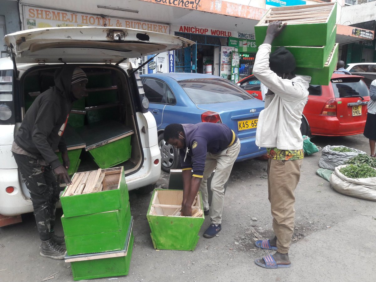 benard_kiruthu's tweet image. Kasmall delivery 
#Langstroth BeeHives
#K_T_B_H