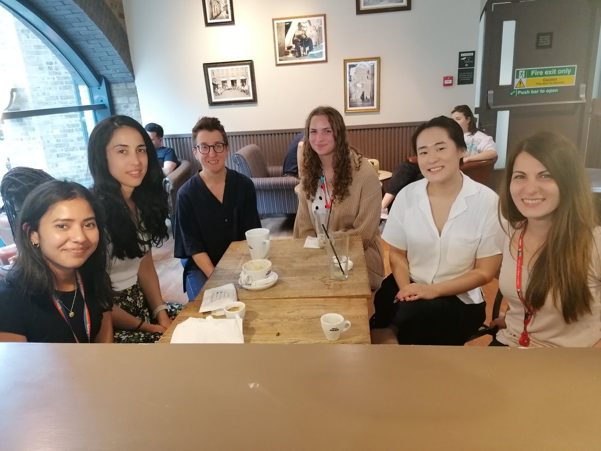 <a href="/CharalambousLab/">Marika Charalambous Lab</a> is on Twitter!🎉🎊
What better way to kick off our account than with some coffee and cake to say goodbye to and welcome our fantastic project students! ☕