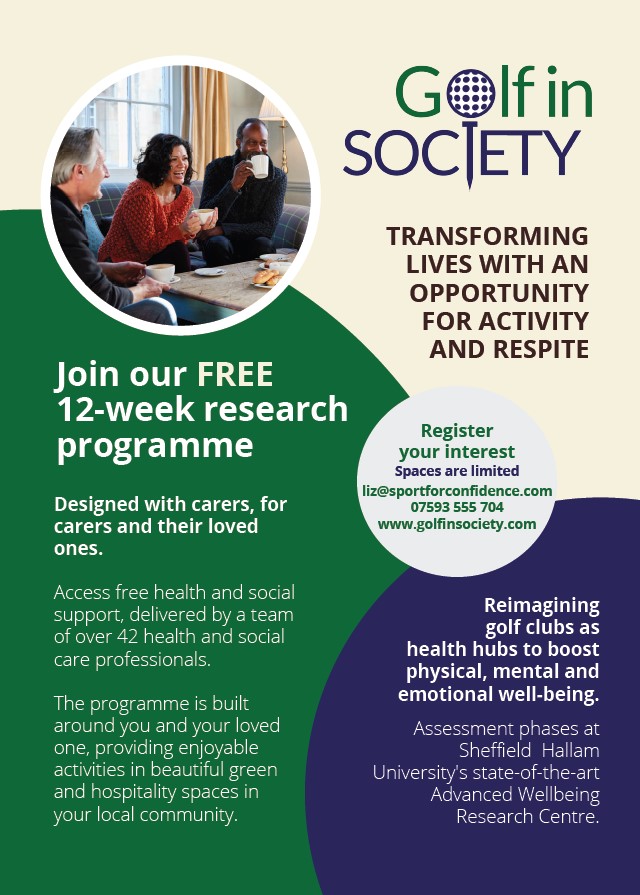 SHU_AWRC's tweet photo. ⛳️ | Participants needed!

👥 | If you have a neurological condition, or are the carer for someone living with a neurological condition and are interested in participating in this study, we'd love to hear from you

Contact Liz (liz@sportforconfidence.com) for more info https://t.co/cuzYpADqeM