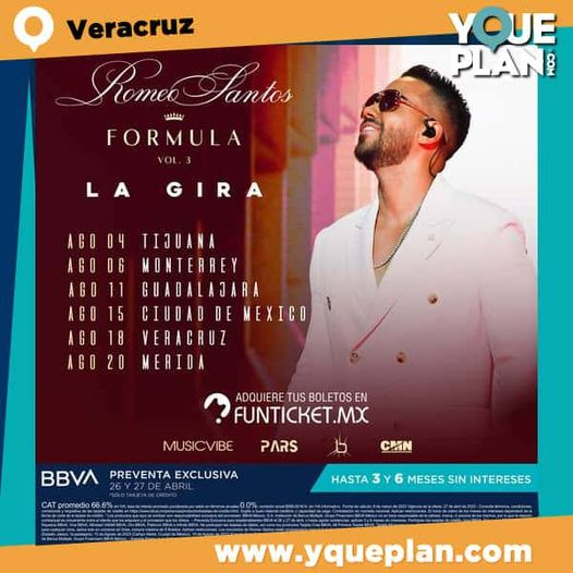 yqueplan_com's tweet photo. Romeo Santos en Veracruz 📷
Todos los detalles en tu #guia favorita :
📷 https://t.co/ufGY0Jw2Xx
.
.
#RomeoSantos #Veracruz #FormulaVol3 #LAGira2023 https://t.co/1PgIhDC4Ow