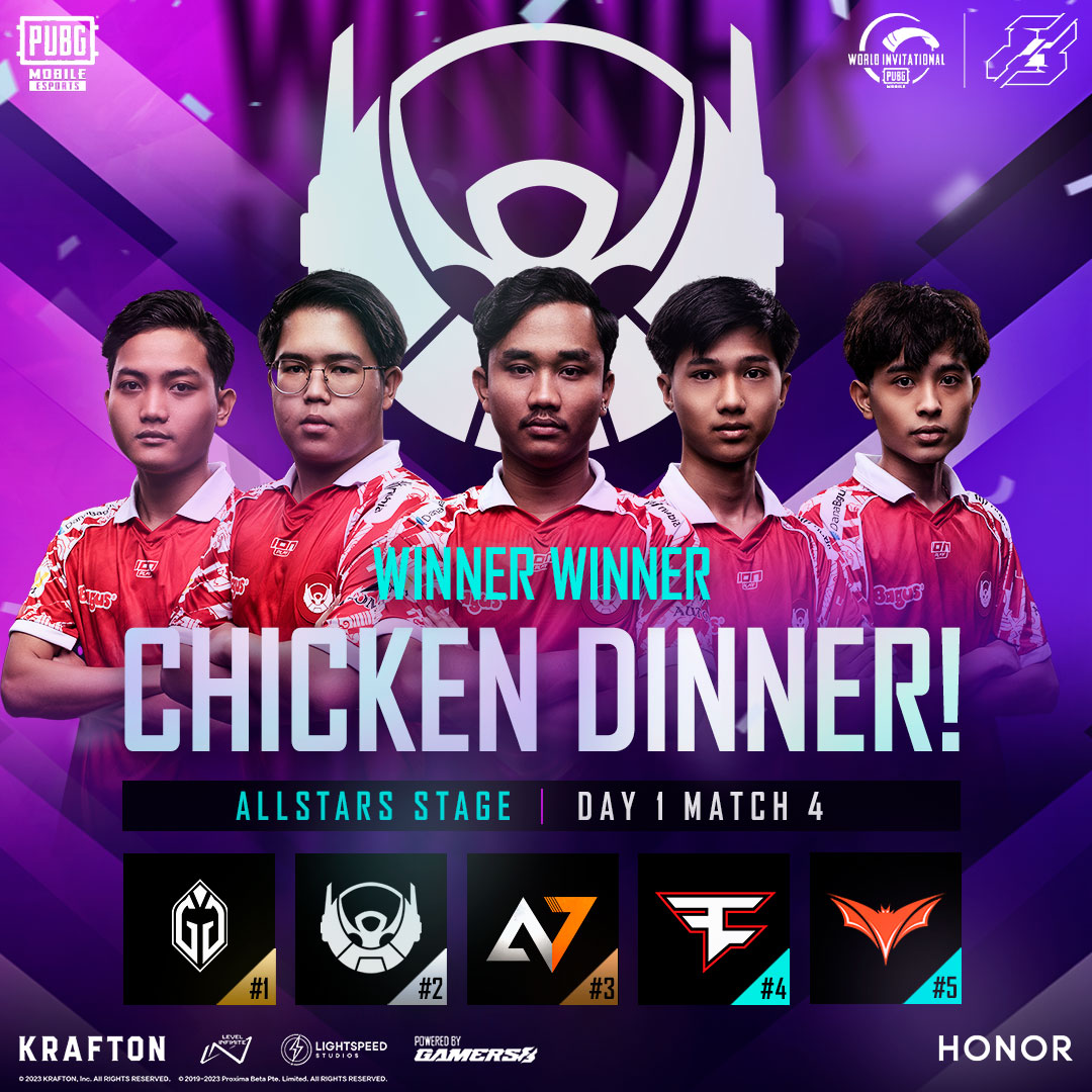 EsportsPUBGM's tweet photo. 🤖 As you say: You're "programmed to win", @bigetronesports!

#PUBGMOBILE #PUBGMESPORTS #PMWI #2023PMWI https://t.co/ffgTaEijcP