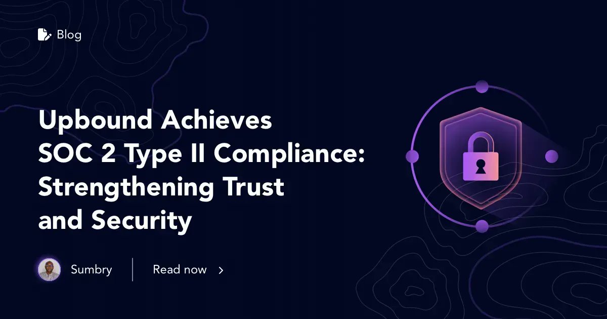 News! Upbound invests in security standards with a SOC 2 Type II assessment and a new Trust Center. 🔒 Learn more: buff.ly/3pLOQES