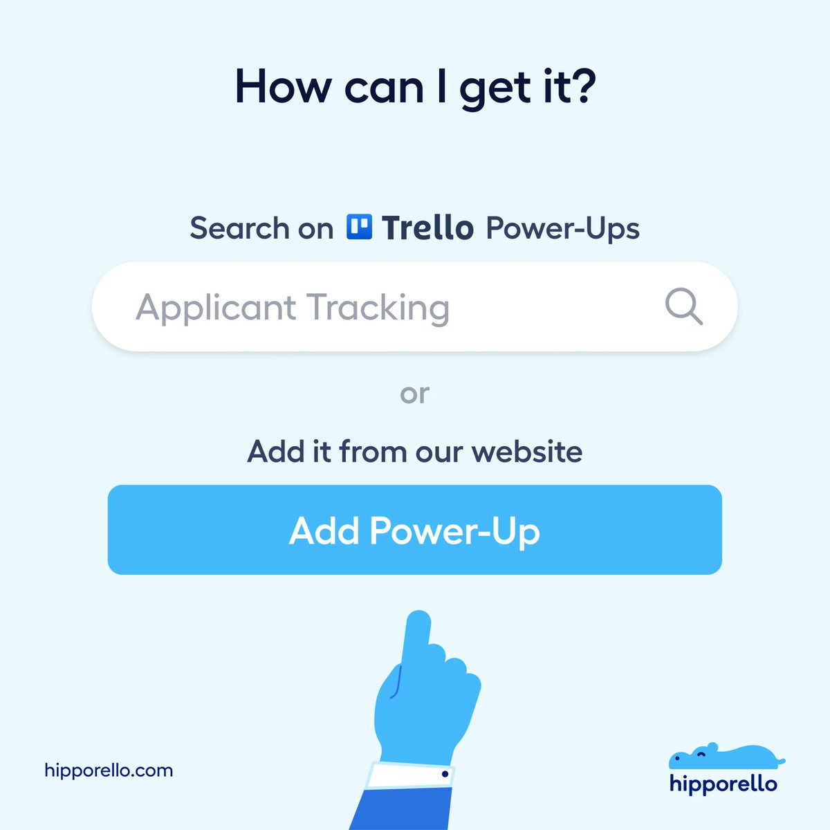 hipporello's tweet image. Our Applicant Tracking Power-Up for Trello is now on the marketplace! Whether you&apos;re a small startup or a large corporation, manage the hiring process on Trello.
Curious to see it in action?Visit now!
#TrelloPowerUp #Recruitment #ApplicantTracking...